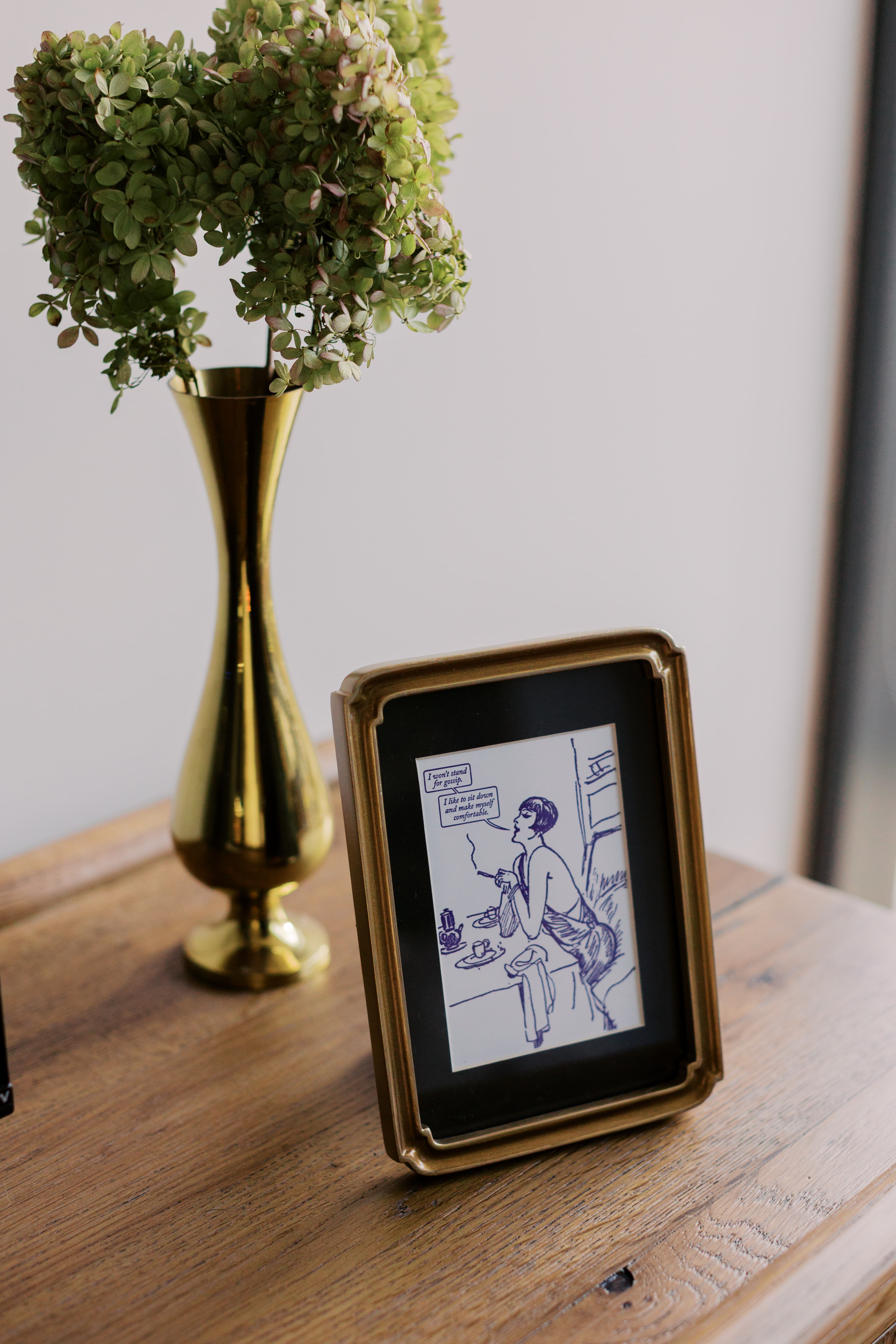 Detailed view of vintage decor